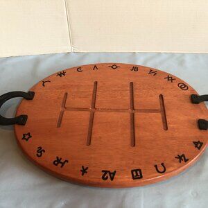 Kamenstein Charcuterie Wooden Platter Serving Board Horseshoe Western #F19